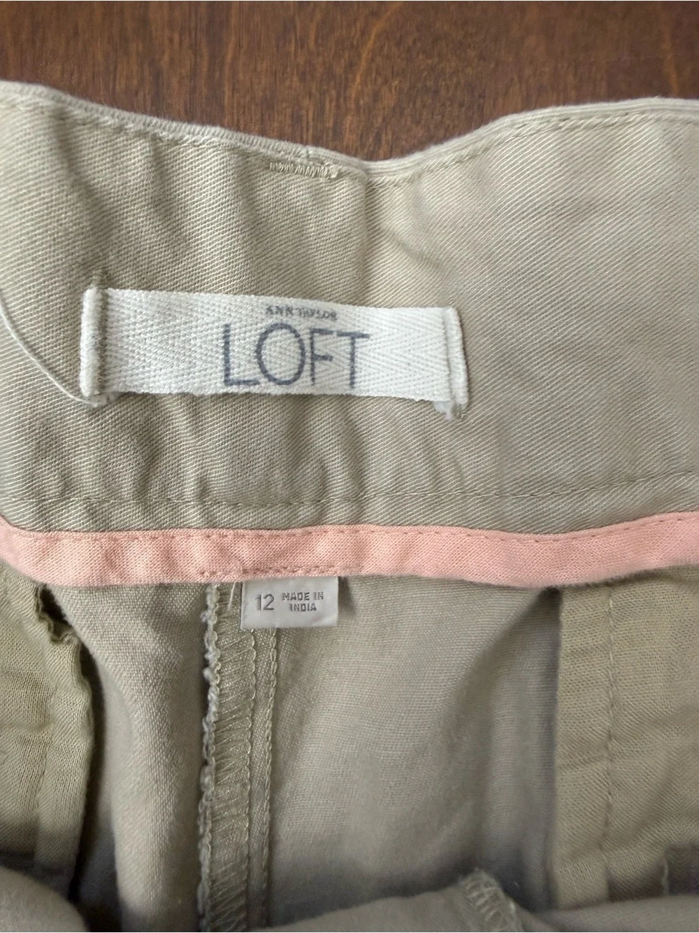 Women’s LOFT Khaki Shorts Size 12